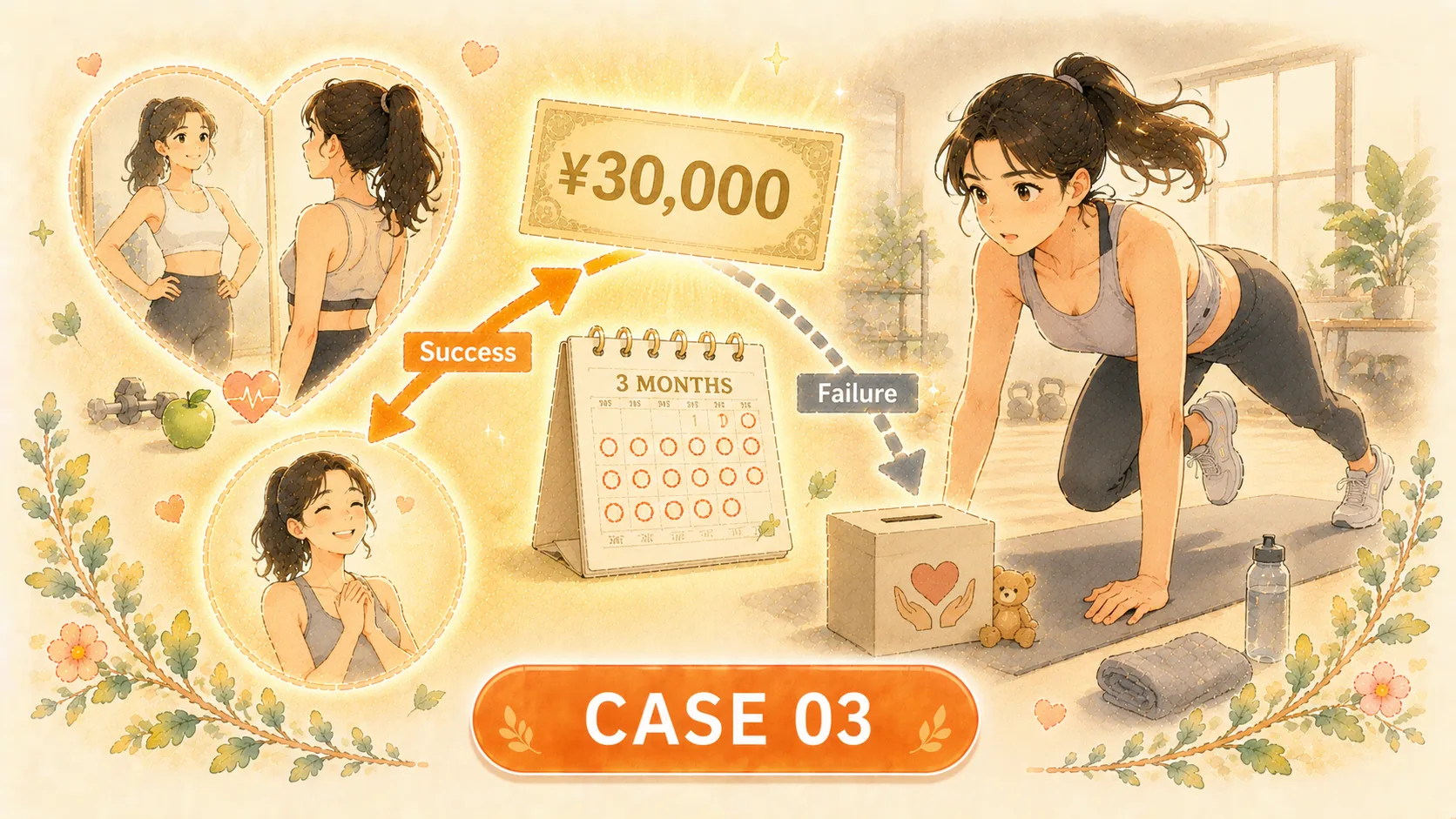 CASE 03:自分のために、自分で - 3ヶ月のHIIT、自己投資