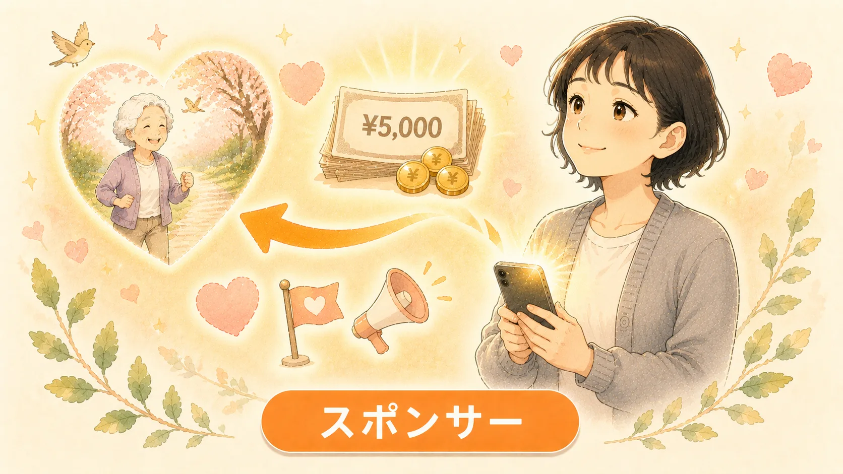 スポンサー - 応援する人