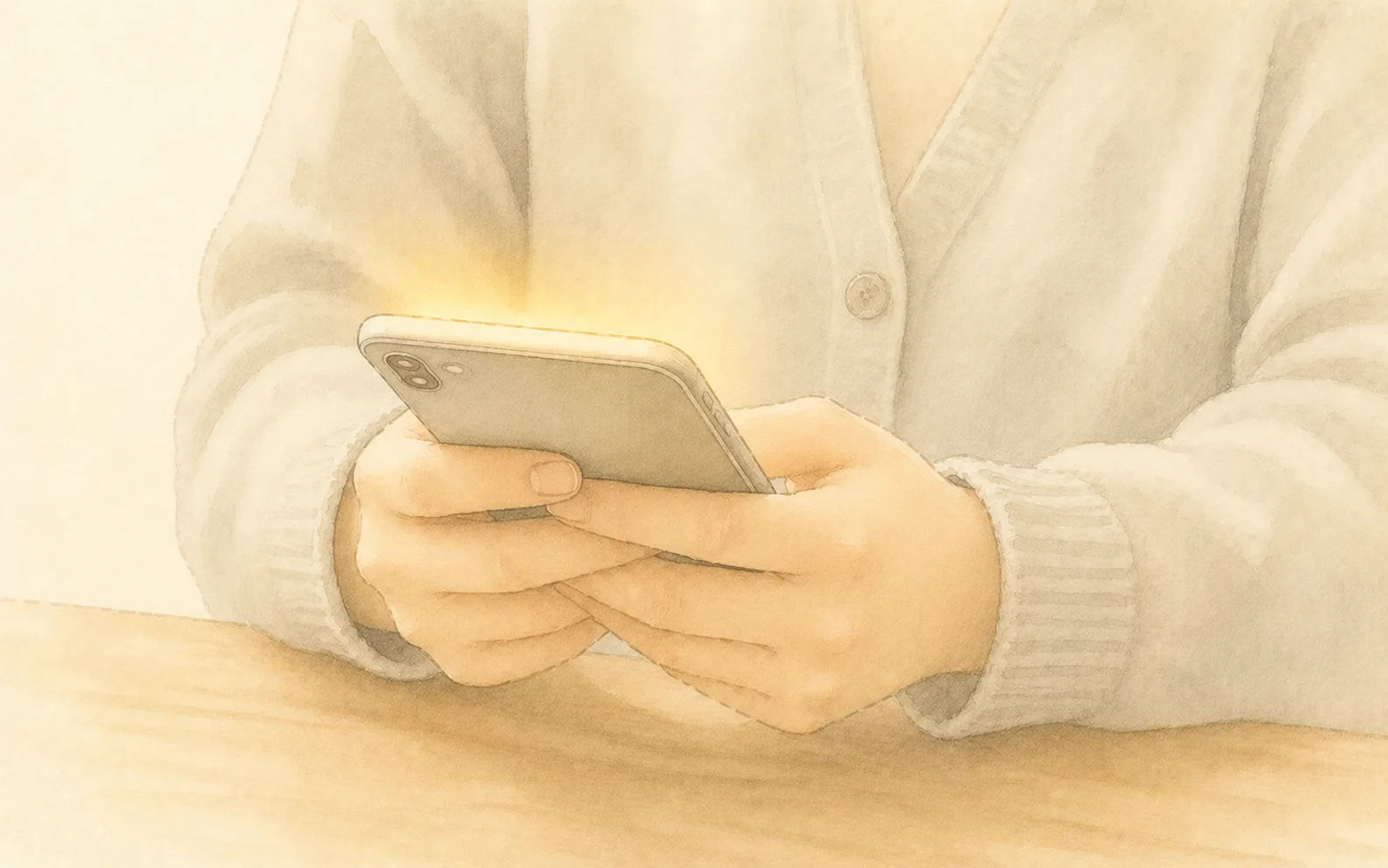 スマートフォンで JPYC のウォレットを準備する手元